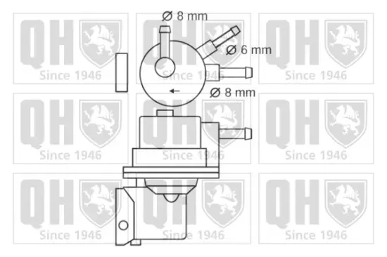 Kraftstoffpumpe QUINTON HAZELL QFP277 Bild Kraftstoffpumpe QUINTON HAZELL QFP277