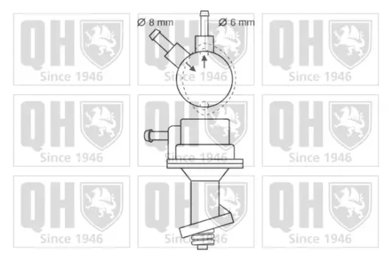 Kraftstoffpumpe QUINTON HAZELL QFP73 Bild Kraftstoffpumpe QUINTON HAZELL QFP73