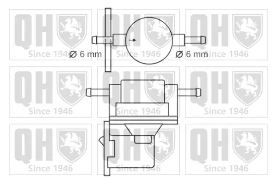 Kraftstoffpumpe QUINTON HAZELL QFP76 Bild Kraftstoffpumpe QUINTON HAZELL QFP76