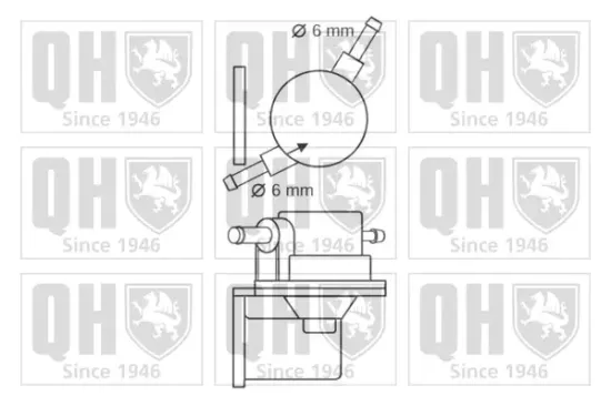Kraftstoffpumpe QUINTON HAZELL QFP79 Bild Kraftstoffpumpe QUINTON HAZELL QFP79