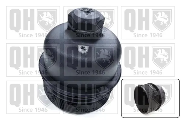 Deckel, Ölfiltergehäuse QUINTON HAZELL QOC1008