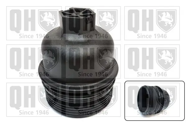 Deckel, Ölfiltergehäuse QUINTON HAZELL QOC1020