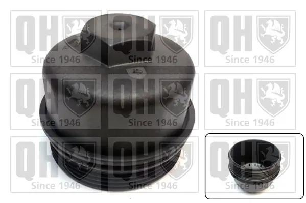 Deckel, Ölfiltergehäuse QUINTON HAZELL QOC1037