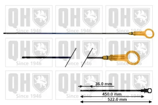 Ölpeilstab QUINTON HAZELL QOD131 Bild Ölpeilstab QUINTON HAZELL QOD131