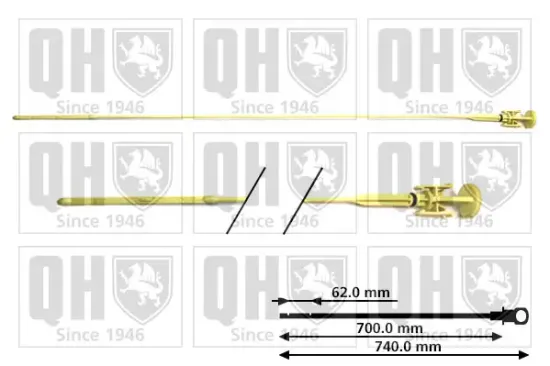 Ölpeilstab QUINTON HAZELL QOD134 Bild Ölpeilstab QUINTON HAZELL QOD134