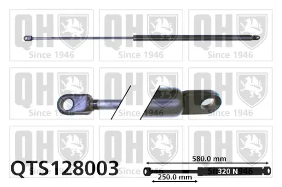 Gasfeder, Koffer-/Laderaum QUINTON HAZELL QTS128003 Bild Gasfeder, Koffer-/Laderaum QUINTON HAZELL QTS128003