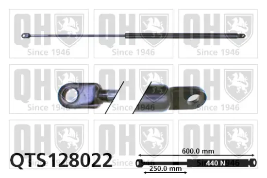 Gasfeder, Koffer-/Laderaum QUINTON HAZELL QTS128022 Bild Gasfeder, Koffer-/Laderaum QUINTON HAZELL QTS128022