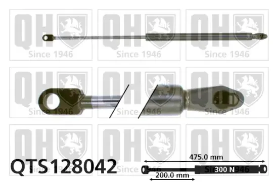 Gasfeder, Koffer-/Laderaum QUINTON HAZELL QTS128042 Bild Gasfeder, Koffer-/Laderaum QUINTON HAZELL QTS128042