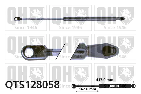 Gasfeder, Koffer-/Laderaum QUINTON HAZELL QTS128058