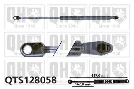 Gasfeder, Koffer-/Laderaum QUINTON HAZELL QTS128058 Bild Gasfeder, Koffer-/Laderaum QUINTON HAZELL QTS128058