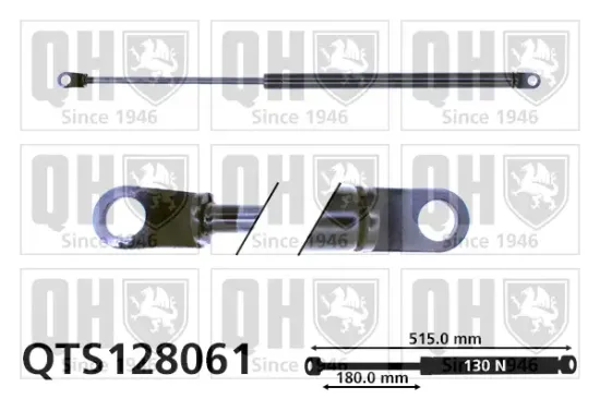 Gasfeder, Koffer-/Laderaum hinten links QUINTON HAZELL QTS128061 Bild Gasfeder, Koffer-/Laderaum hinten links QUINTON HAZELL QTS128061