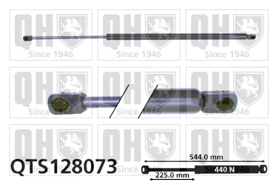 Gasfeder, Koffer-/Laderaum QUINTON HAZELL QTS128073 Bild Gasfeder, Koffer-/Laderaum QUINTON HAZELL QTS128073