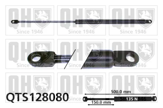 Gasfeder, Koffer-/Laderaum hinten rechts QUINTON HAZELL QTS128080 Bild Gasfeder, Koffer-/Laderaum hinten rechts QUINTON HAZELL QTS128080