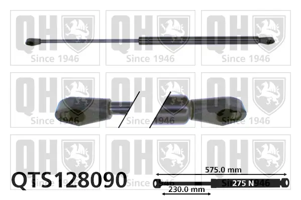Gasfeder, Koffer-/Laderaum QUINTON HAZELL QTS128090