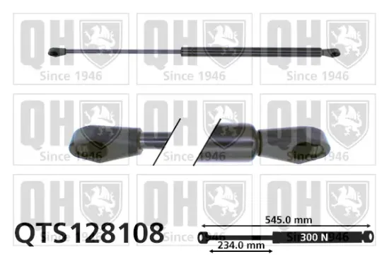 Gasfeder, Koffer-/Laderaum QUINTON HAZELL QTS128108 Bild Gasfeder, Koffer-/Laderaum QUINTON HAZELL QTS128108
