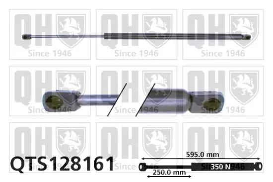 Gasfeder, Koffer-/Laderaum QUINTON HAZELL QTS128161 Bild Gasfeder, Koffer-/Laderaum QUINTON HAZELL QTS128161