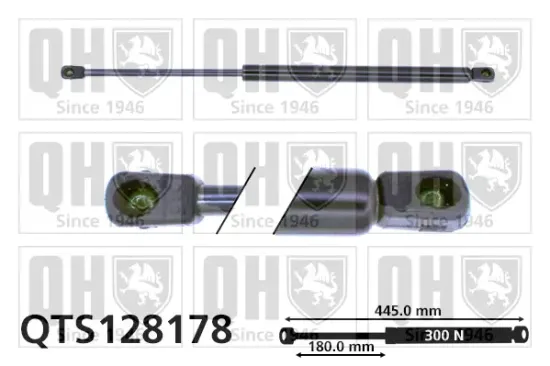 Gasfeder, Koffer-/Laderaum QUINTON HAZELL QTS128178 Bild Gasfeder, Koffer-/Laderaum QUINTON HAZELL QTS128178