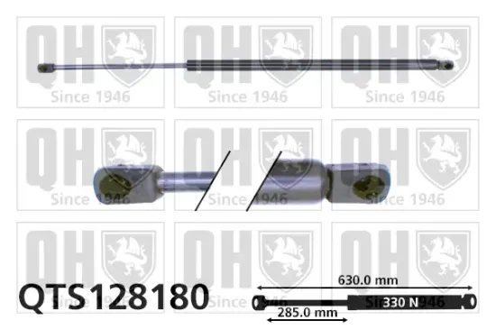Gasfeder, Koffer-/Laderaum QUINTON HAZELL QTS128180 Bild Gasfeder, Koffer-/Laderaum QUINTON HAZELL QTS128180