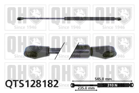 Gasfeder, Koffer-/Laderaum QUINTON HAZELL QTS128182 Bild Gasfeder, Koffer-/Laderaum QUINTON HAZELL QTS128182