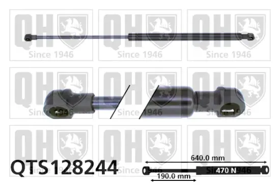 Gasfeder, Koffer-/Laderaum QUINTON HAZELL QTS128244 Bild Gasfeder, Koffer-/Laderaum QUINTON HAZELL QTS128244