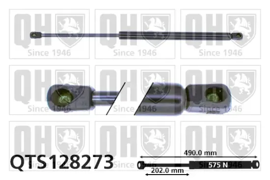 Gasfeder, Koffer-/Laderaum QUINTON HAZELL QTS128273 Bild Gasfeder, Koffer-/Laderaum QUINTON HAZELL QTS128273