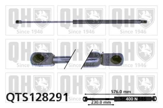 Gasfeder, Koffer-/Laderaum QUINTON HAZELL QTS128291 Bild Gasfeder, Koffer-/Laderaum QUINTON HAZELL QTS128291