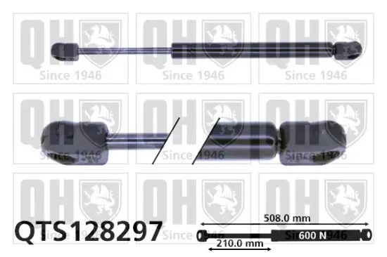 Gasfeder, Koffer-/Laderaum QUINTON HAZELL QTS128297 Bild Gasfeder, Koffer-/Laderaum QUINTON HAZELL QTS128297