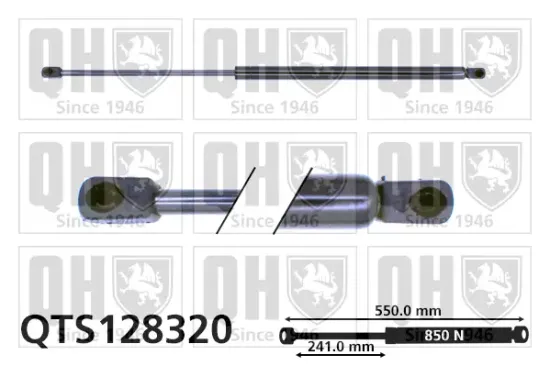 Gasfeder, Koffer-/Laderaum QUINTON HAZELL QTS128320 Bild Gasfeder, Koffer-/Laderaum QUINTON HAZELL QTS128320