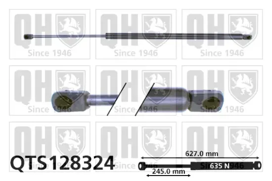 Gasfeder, Koffer-/Laderaum QUINTON HAZELL QTS128324 Bild Gasfeder, Koffer-/Laderaum QUINTON HAZELL QTS128324