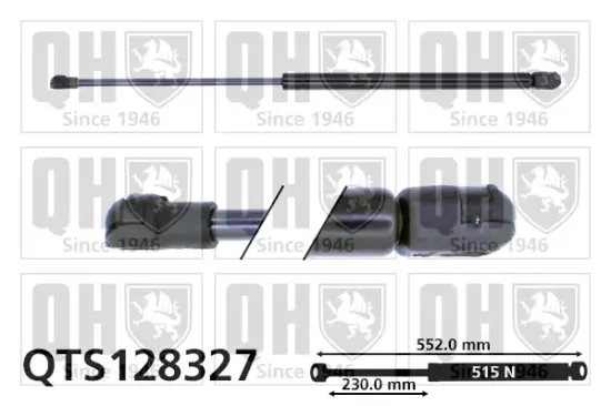 Gasfeder, Koffer-/Laderaum QUINTON HAZELL QTS128327 Bild Gasfeder, Koffer-/Laderaum QUINTON HAZELL QTS128327