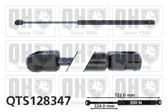Gasfeder, Motorhaube QUINTON HAZELL QTS128347 Bild Gasfeder, Motorhaube QUINTON HAZELL QTS128347