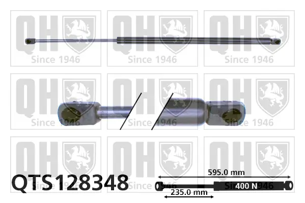 Gasfeder, Koffer-/Laderaum QUINTON HAZELL QTS128348