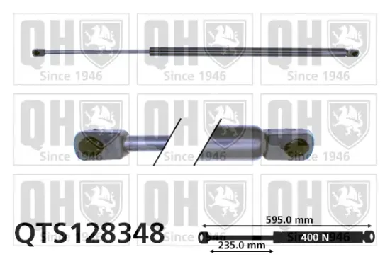 Gasfeder, Koffer-/Laderaum QUINTON HAZELL QTS128348 Bild Gasfeder, Koffer-/Laderaum QUINTON HAZELL QTS128348