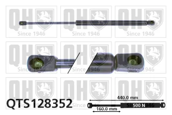 Gasfeder, Koffer-/Laderaum QUINTON HAZELL QTS128352 Bild Gasfeder, Koffer-/Laderaum QUINTON HAZELL QTS128352