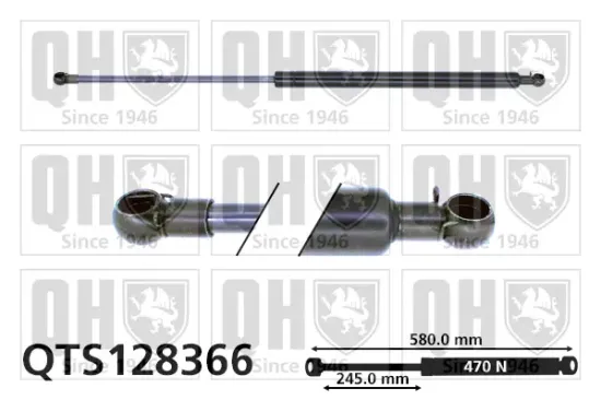 Gasfeder, Koffer-/Laderaum QUINTON HAZELL QTS128366 Bild Gasfeder, Koffer-/Laderaum QUINTON HAZELL QTS128366