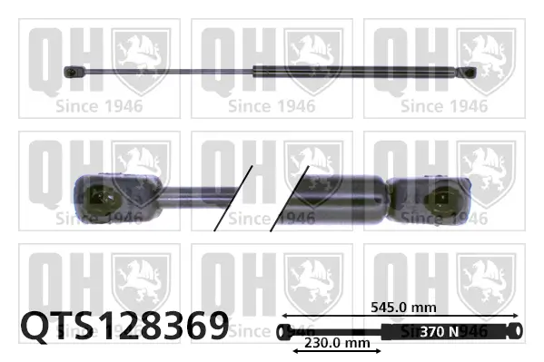Gasfeder, Koffer-/Laderaum QUINTON HAZELL QTS128369