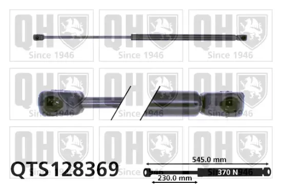 Gasfeder, Koffer-/Laderaum QUINTON HAZELL QTS128369 Bild Gasfeder, Koffer-/Laderaum QUINTON HAZELL QTS128369