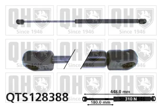 Gasfeder, Koffer-/Laderaum QUINTON HAZELL QTS128388 Bild Gasfeder, Koffer-/Laderaum QUINTON HAZELL QTS128388