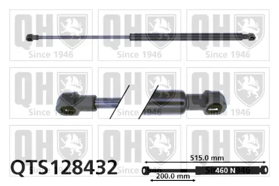 Gasfeder, Koffer-/Laderaum QUINTON HAZELL QTS128432 Bild Gasfeder, Koffer-/Laderaum QUINTON HAZELL QTS128432