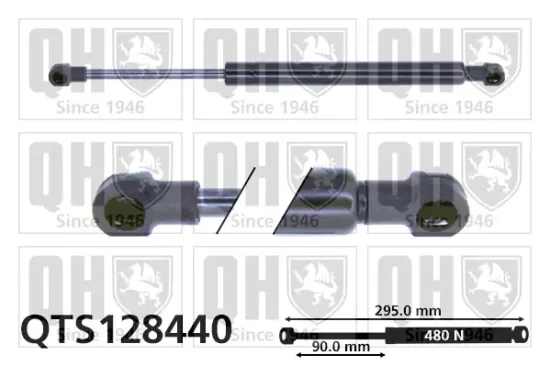 Gasfeder, Koffer-/Laderaum QUINTON HAZELL QTS128440 Bild Gasfeder, Koffer-/Laderaum QUINTON HAZELL QTS128440