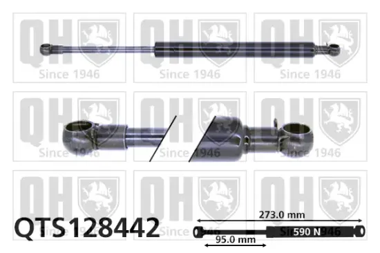 Gasfeder, Koffer-/Laderaum QUINTON HAZELL QTS128442 Bild Gasfeder, Koffer-/Laderaum QUINTON HAZELL QTS128442