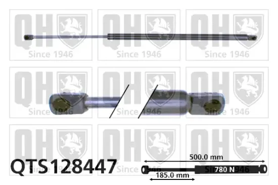Gasfeder, Koffer-/Laderaum QUINTON HAZELL QTS128447 Bild Gasfeder, Koffer-/Laderaum QUINTON HAZELL QTS128447