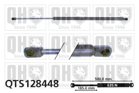 Gasfeder, Koffer-/Laderaum QUINTON HAZELL QTS128448 Bild Gasfeder, Koffer-/Laderaum QUINTON HAZELL QTS128448