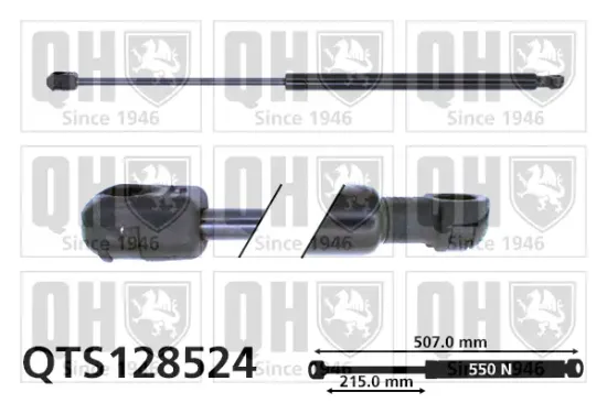 Gasfeder, Koffer-/Laderaum beidseitig QUINTON HAZELL QTS128524 Bild Gasfeder, Koffer-/Laderaum beidseitig QUINTON HAZELL QTS128524
