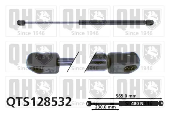 Gasfeder, Koffer-/Laderaum QUINTON HAZELL QTS128532 Bild Gasfeder, Koffer-/Laderaum QUINTON HAZELL QTS128532