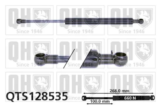 Gasfeder, Koffer-/Laderaum QUINTON HAZELL QTS128535 Bild Gasfeder, Koffer-/Laderaum QUINTON HAZELL QTS128535