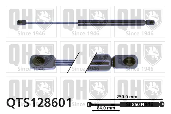 Gasfeder, Motorhaube QUINTON HAZELL QTS128601