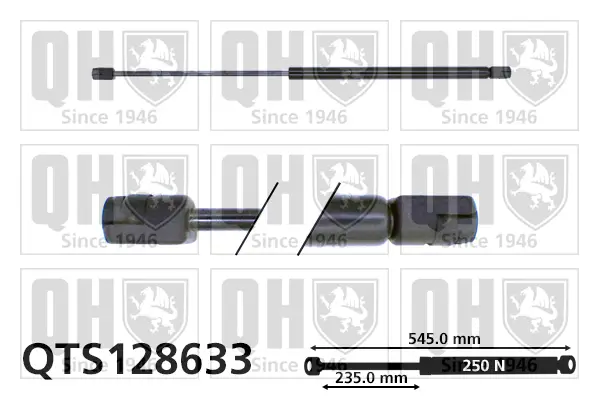 Gasfeder, Motorhaube QUINTON HAZELL QTS128633