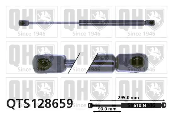 Gasfeder, Koffer-/Laderaum QUINTON HAZELL QTS128659 Bild Gasfeder, Koffer-/Laderaum QUINTON HAZELL QTS128659