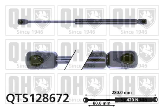 Gasfeder, Koffer-/Laderaum QUINTON HAZELL QTS128672 Bild Gasfeder, Koffer-/Laderaum QUINTON HAZELL QTS128672